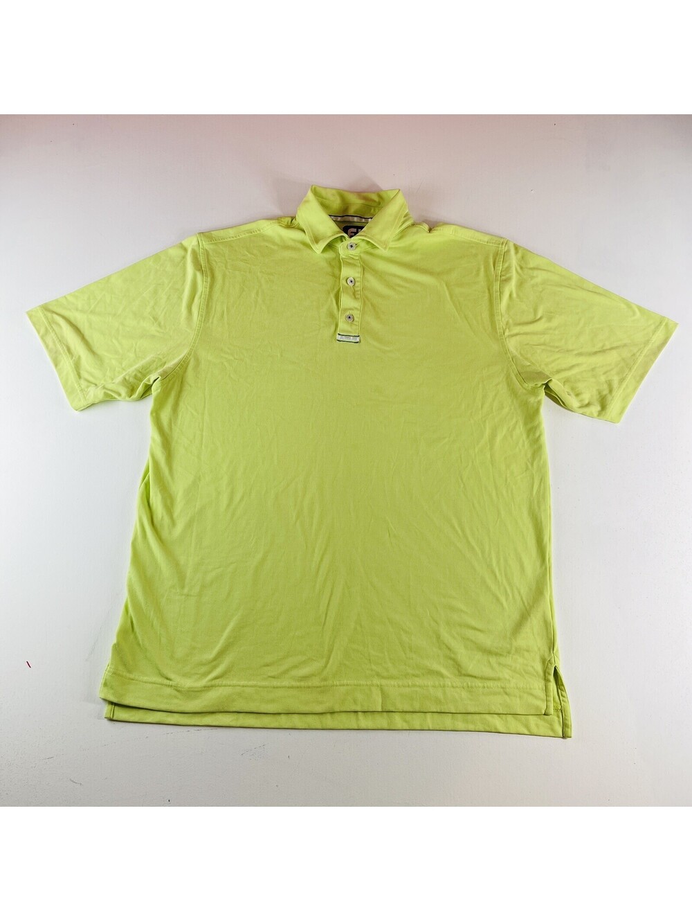 Footjoy Golf Polo Shirt Short Sleeve Light Green Mens Size Large